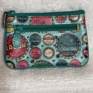 Fossil Brand battle cap Coin Wallet Pouch